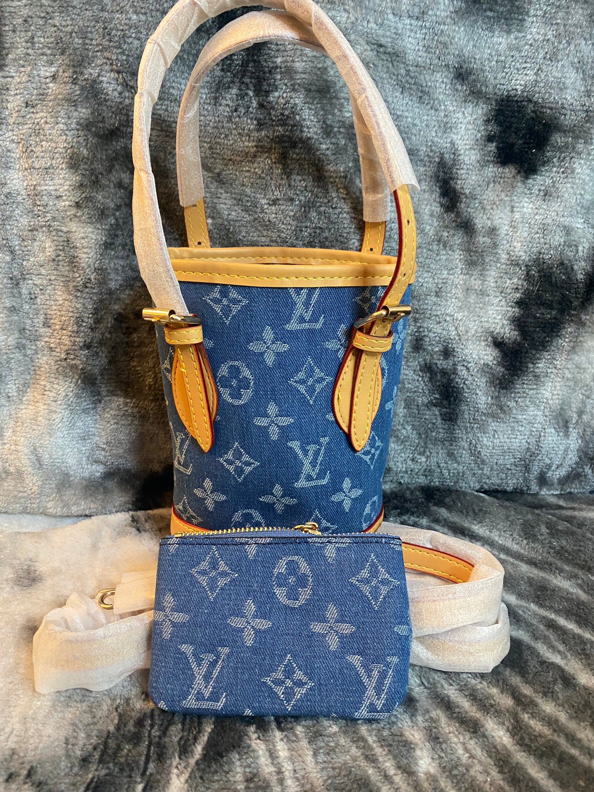 LV Mini Bucket Bag - Denim