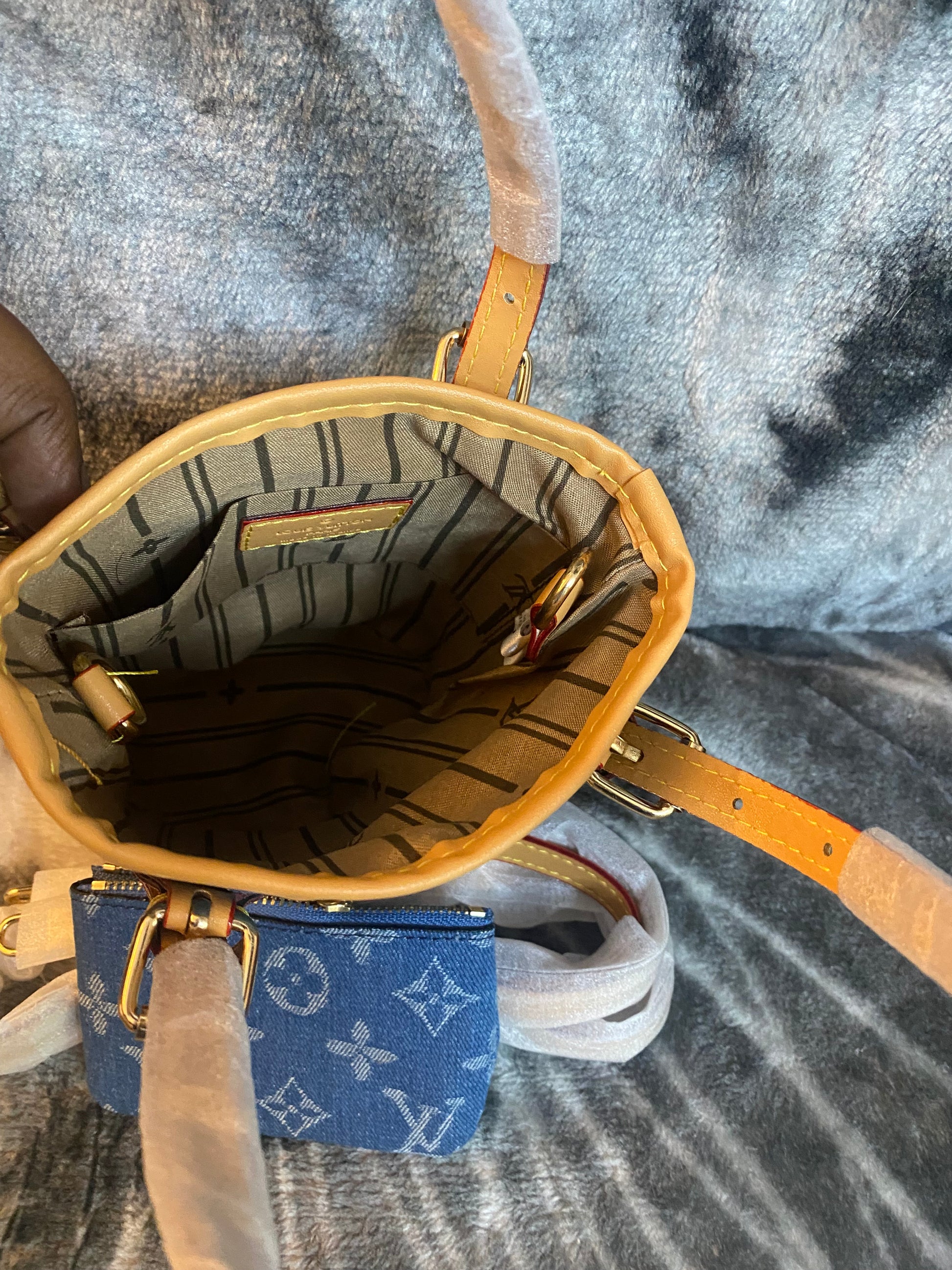 LV Mini Bucket Bag - Denim