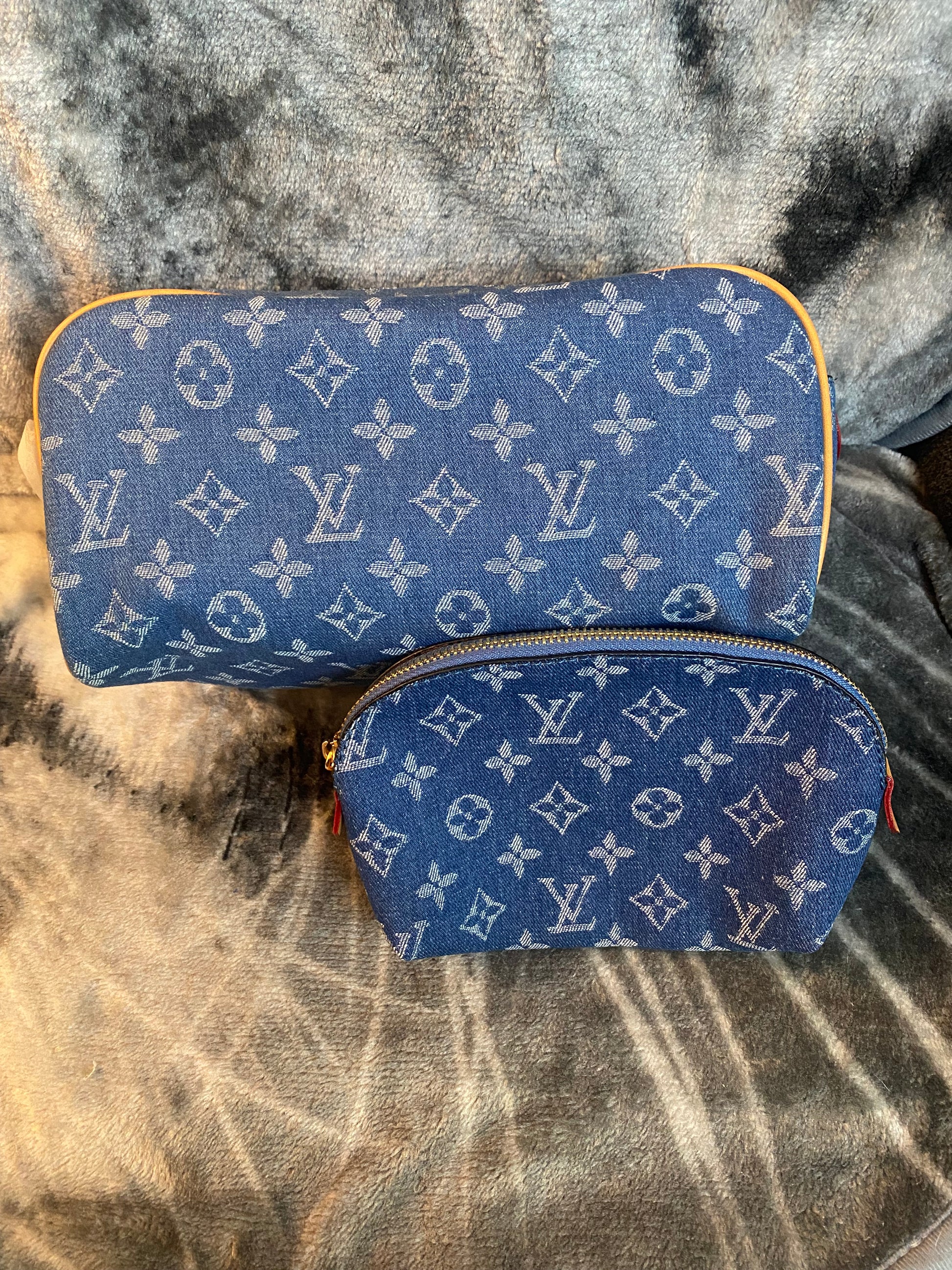 LV 2 PC Travel/Toiletry Bag Set