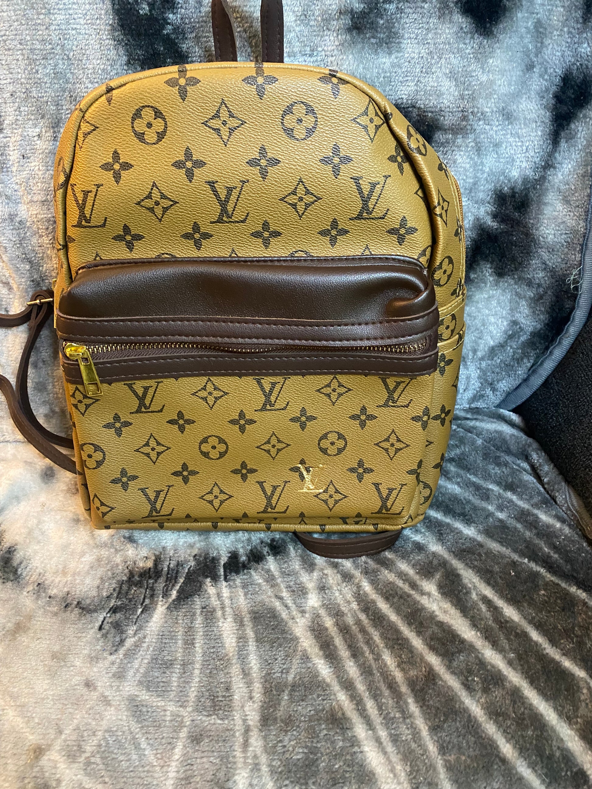 LV Back Pack - Light Brown