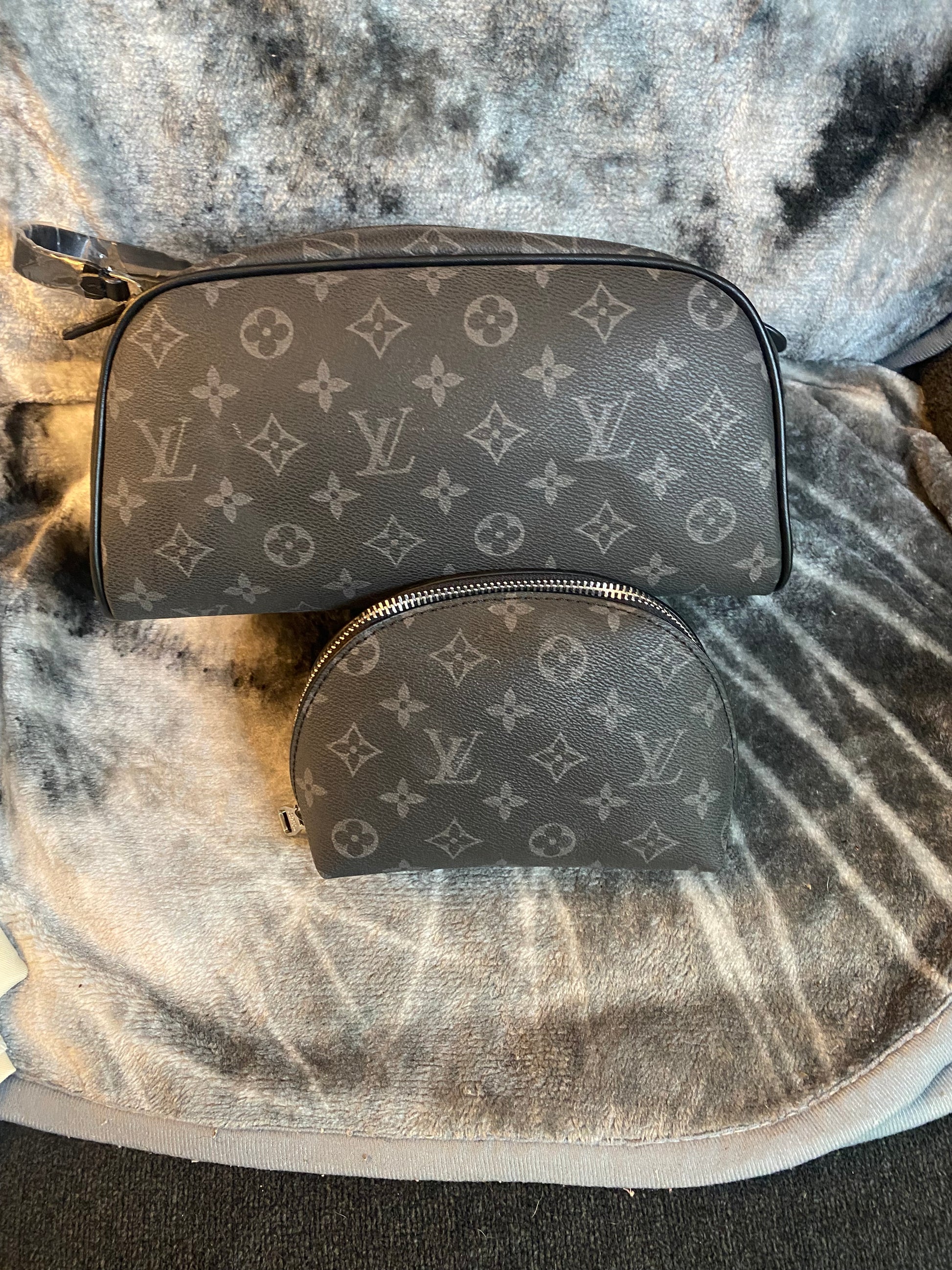 LV 2 PC Travel/Toiletry Bag Set