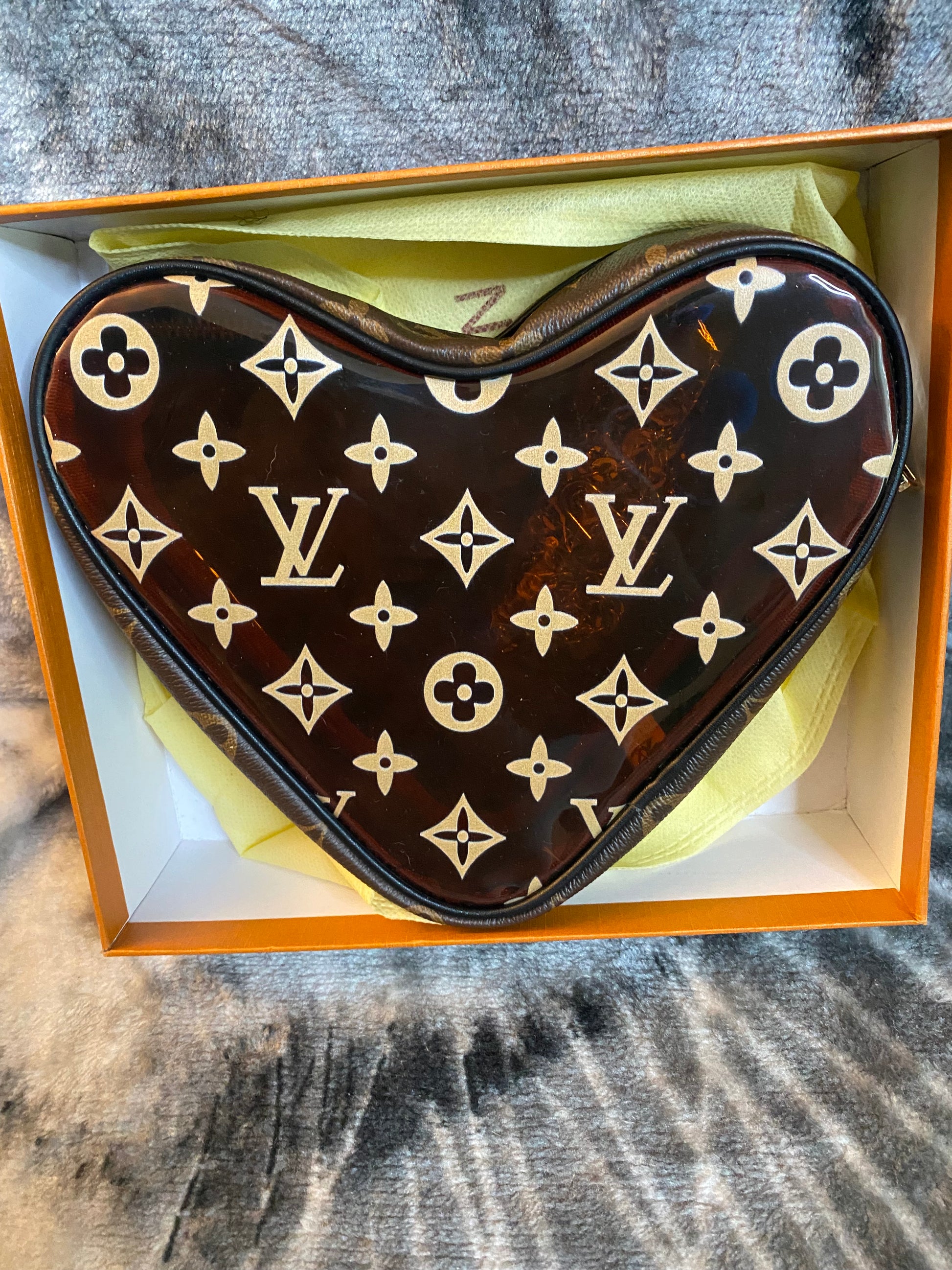 LV Heart Bag