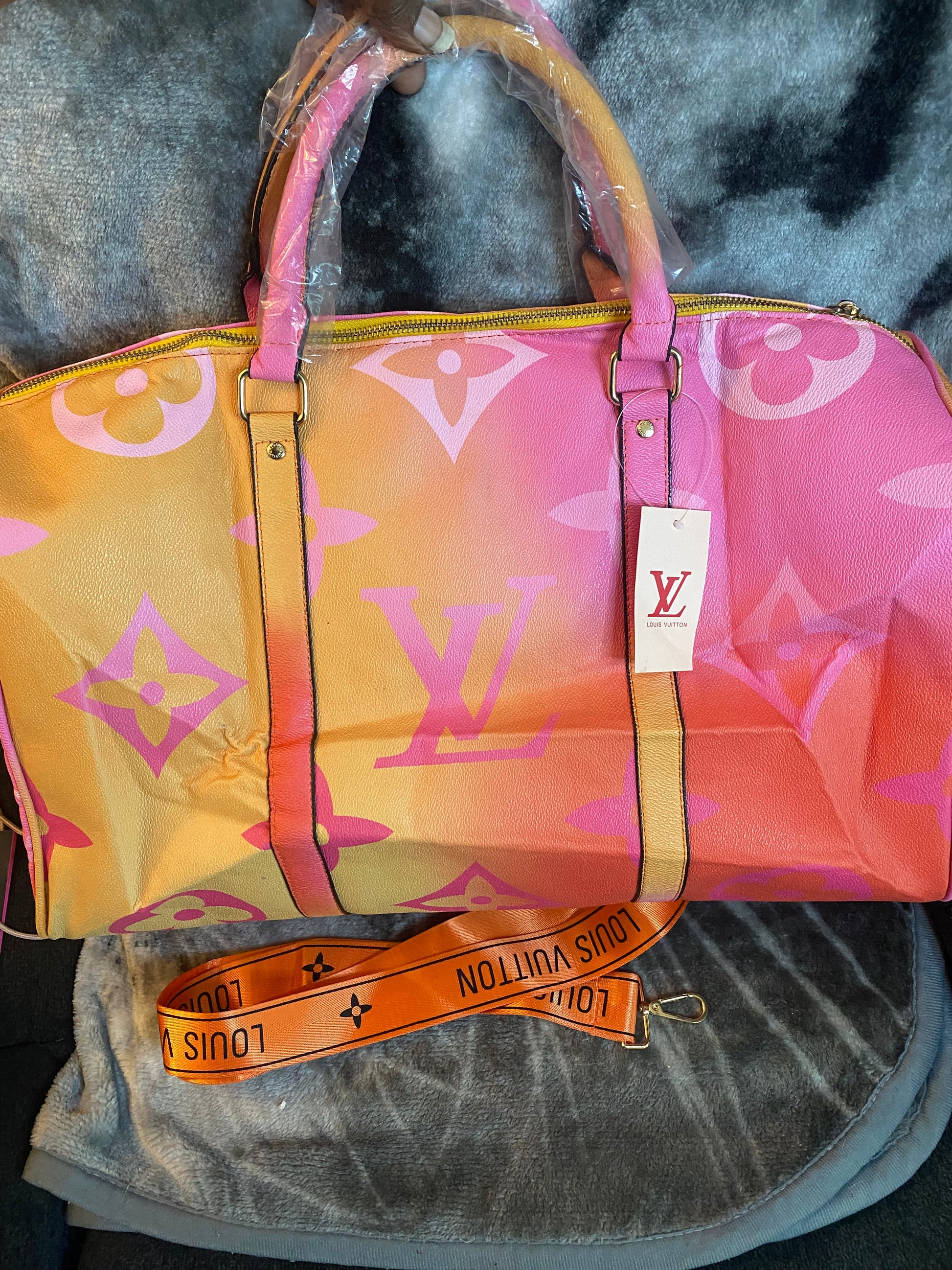 LV Colorful Duffle - Orange/Yellow