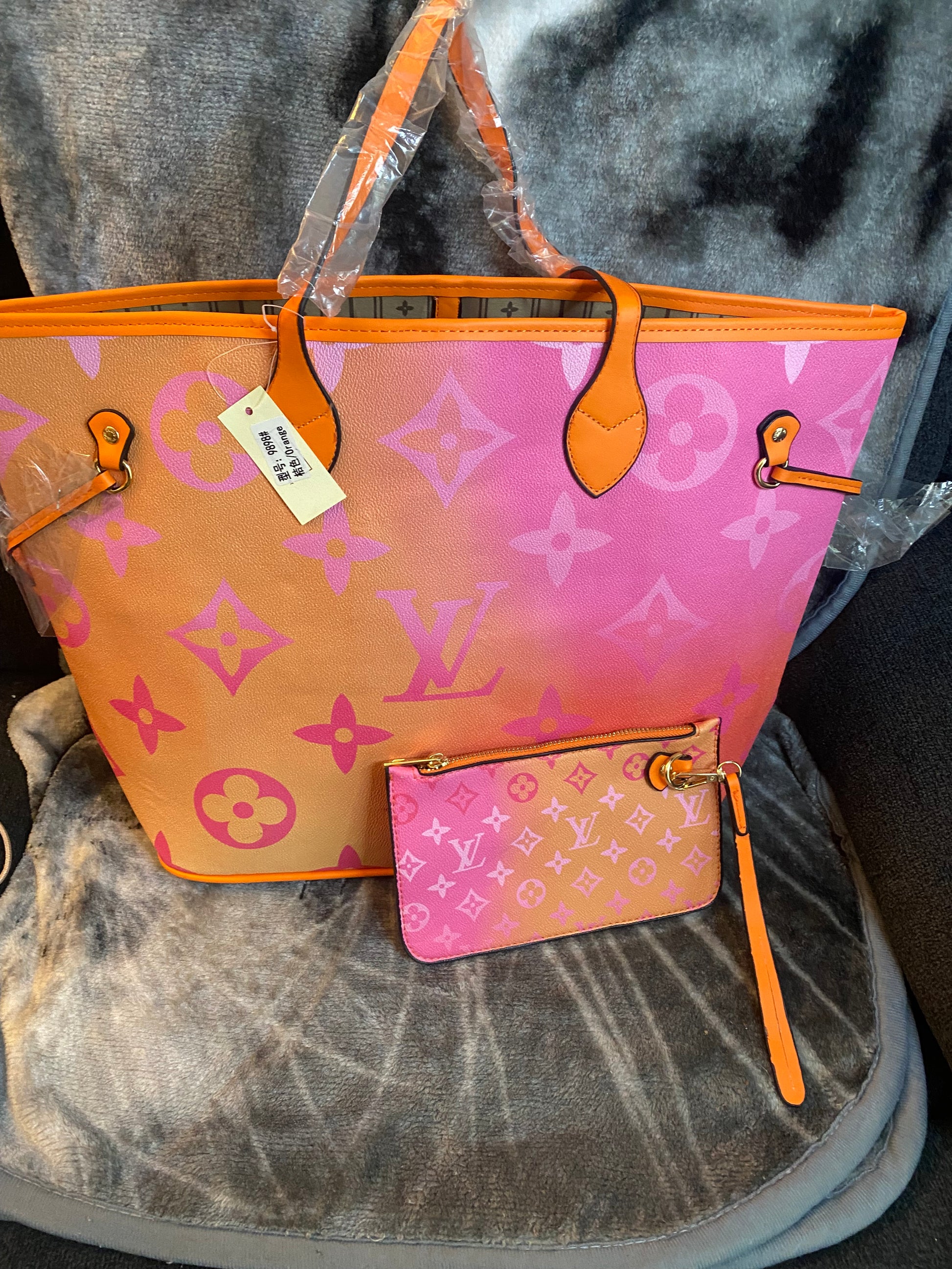 LV Colorful Neverful - Orange/Yellow
