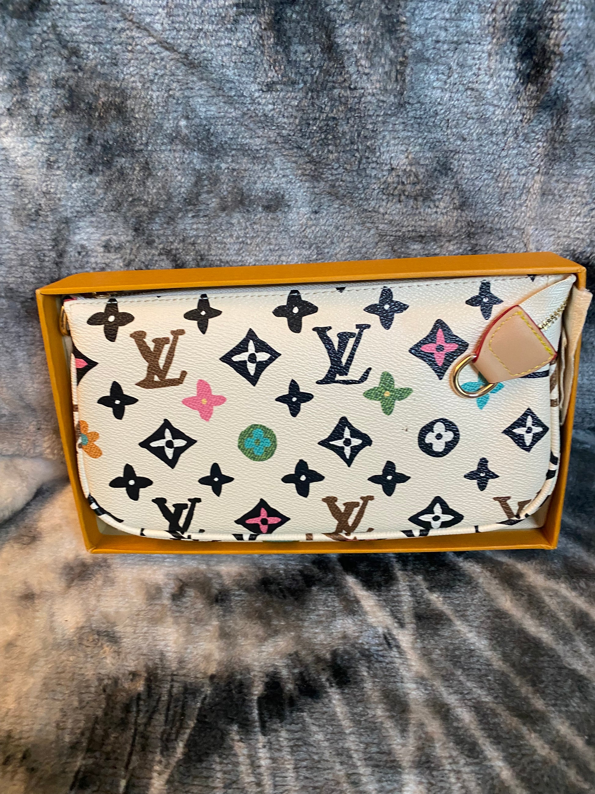 LV Colorful Crossbody Clutch Bag
