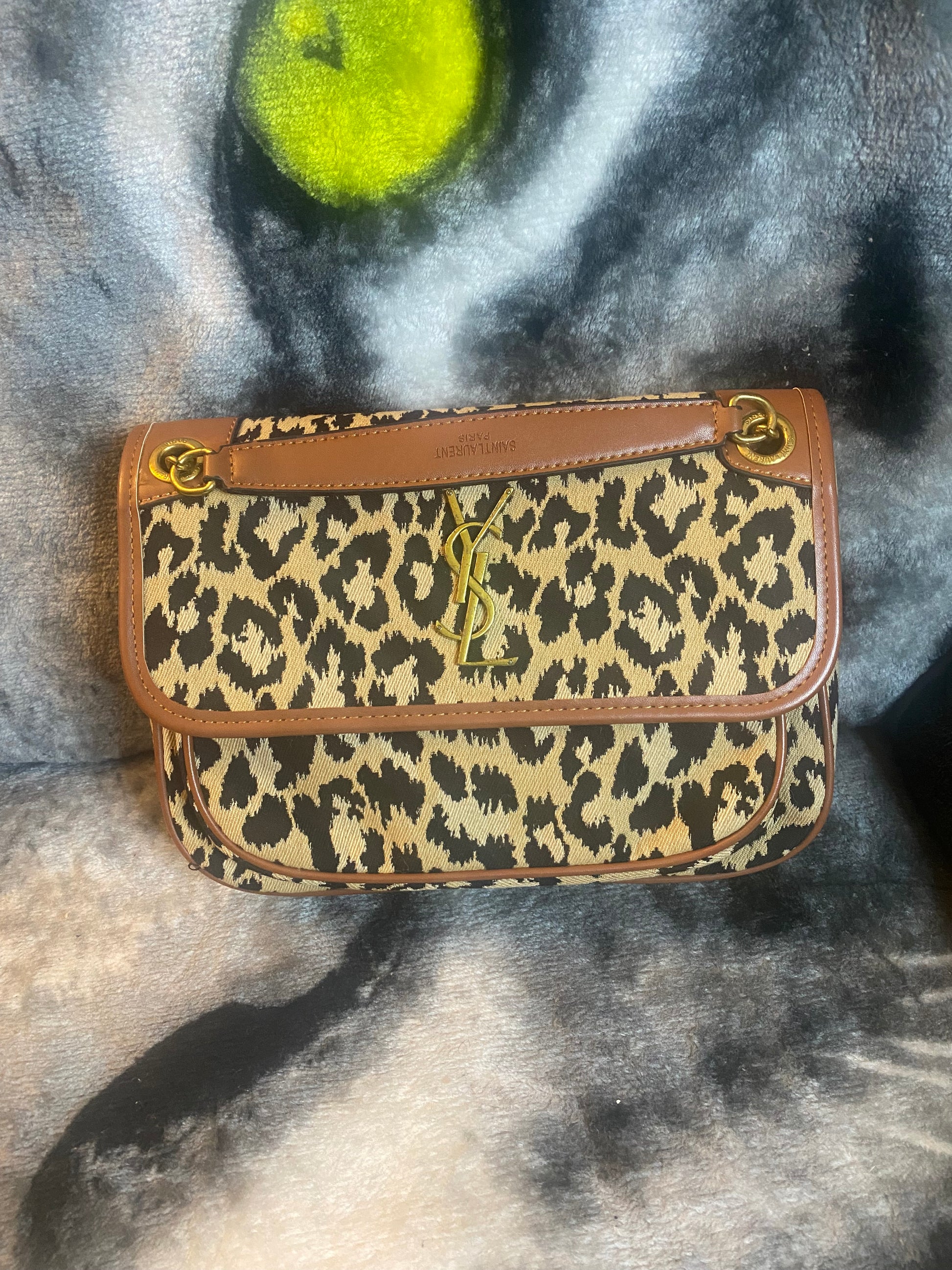 YSL Animal Print Handbag